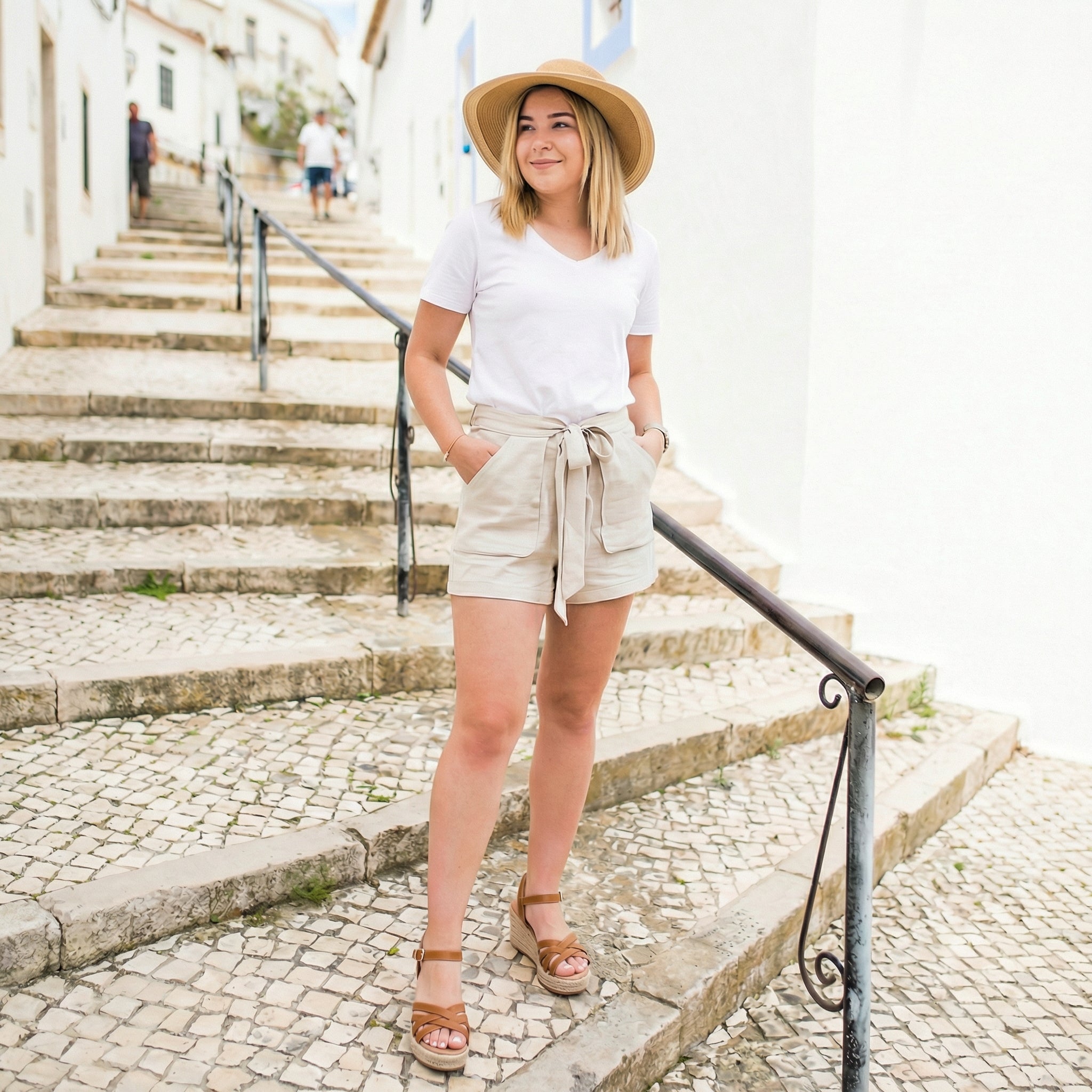 Ruiee Wide Width Wedge Sandals for Women, Comfortable Ankle Strap Open Toe Summer Shoes Platform Espadrille Wedge Casual Womens Sandals.