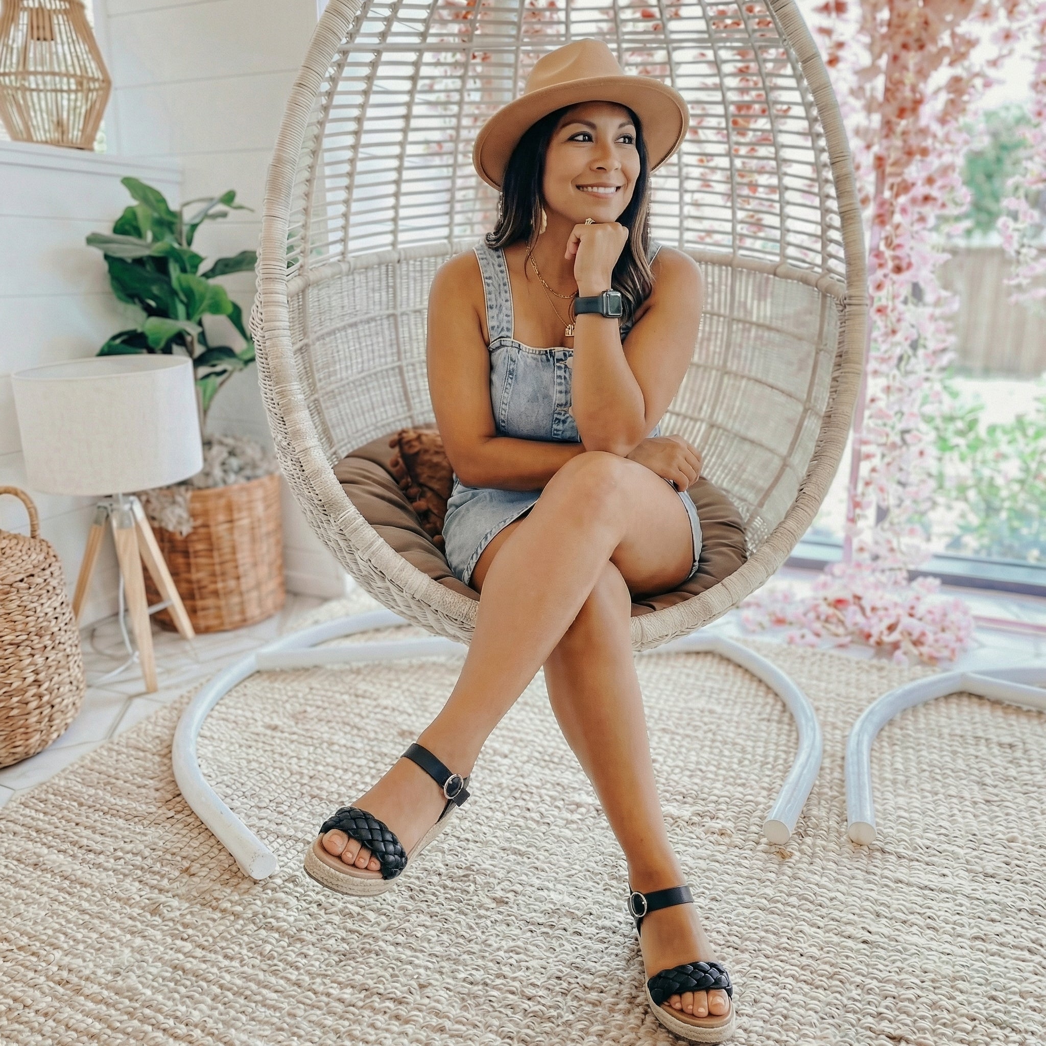 Ruiee Wide Width Wedge Sandals for Women, Braided Ankle Strap Buckle Open Toe Summer Shoes Platform Espadrille Wedge Beach Women Sandals.